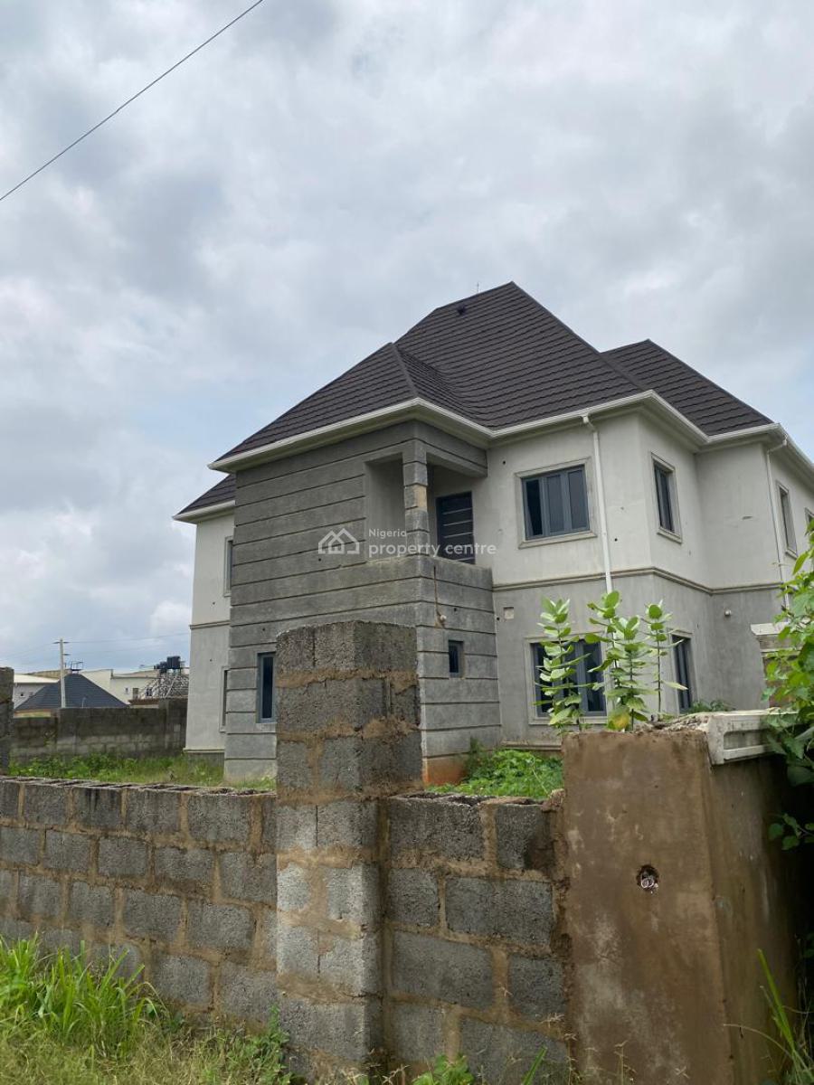 Carcass 4-bedrooms Detached Duplex with Bq, Summits Estate, Opposite Dunamis Dome, Directly Behind Shafa Filling S, Lugbe District, Abuja, Detached Duplex for Sale