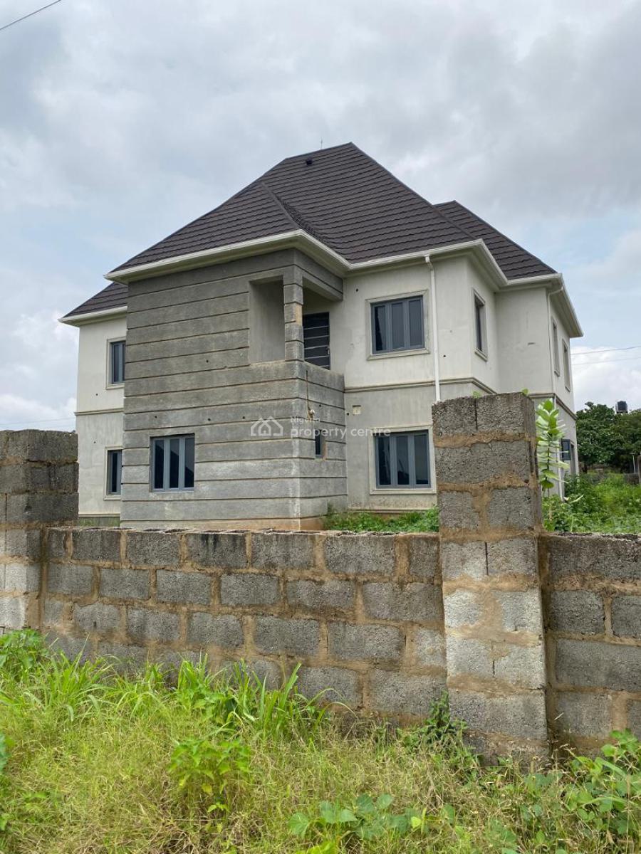 Carcass 4-bedrooms Detached Duplex with Bq, Summits Estate, Opposite Dunamis Dome, Directly Behind Shafa Filling S, Lugbe District, Abuja, Detached Duplex for Sale