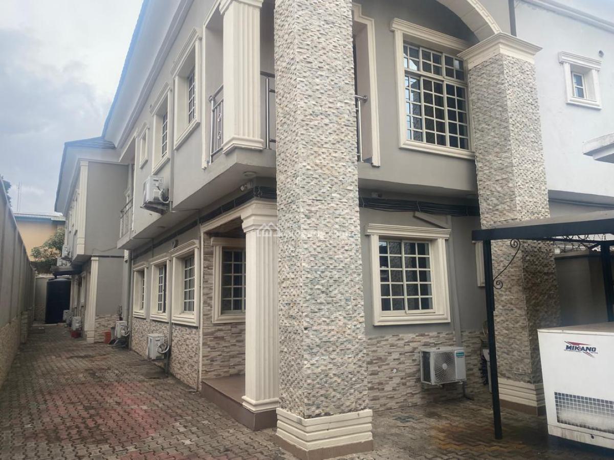 a Fully Furnished 4-bedroom Semi-detached House with a Room Bq, Gra Phase 2, Magodo, Lagos, Semi-detached Duplex for Rent