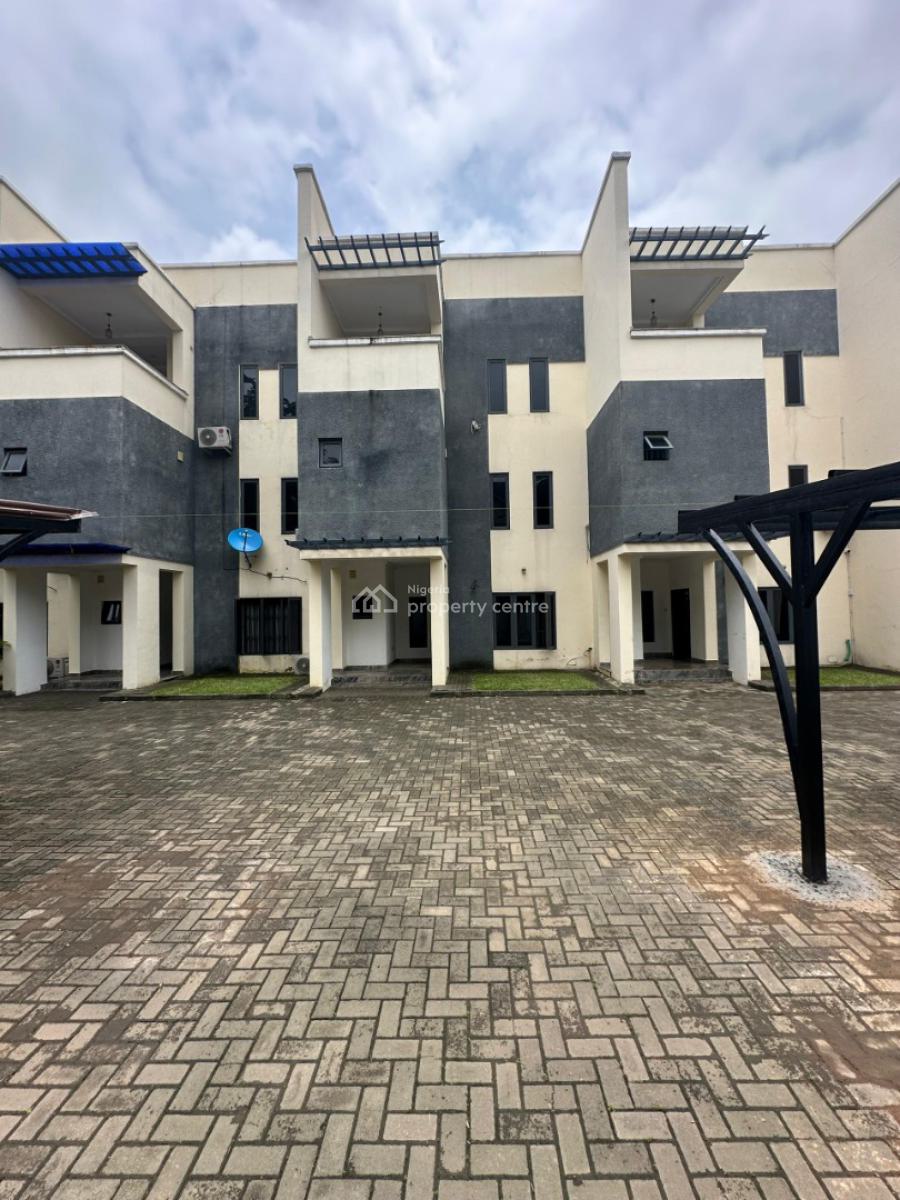 Well Finished 3 Bedrooms Terraced Duplex with Bq, Close to Catholic Church, Life Camp, Abuja, Terraced Duplex for Rent