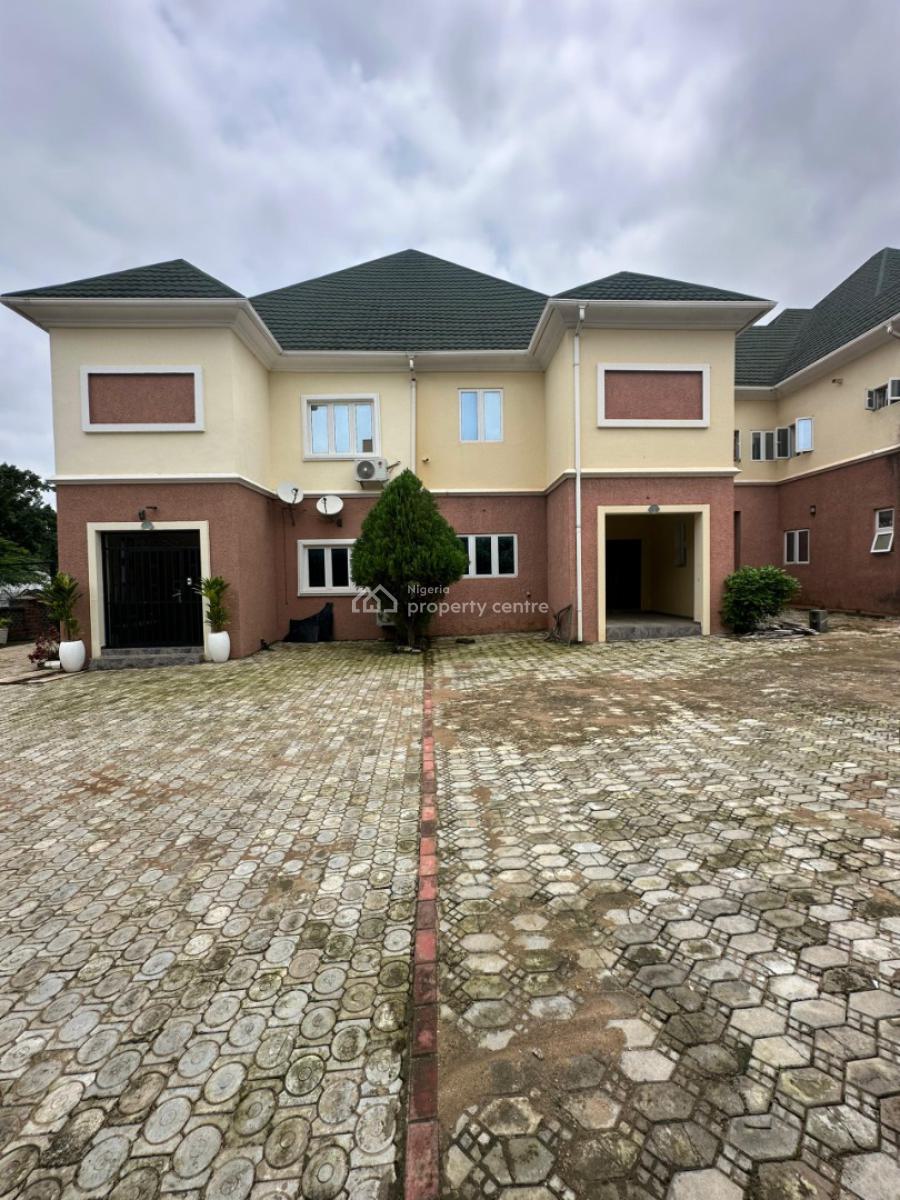 Newly Built 4 Bedrooms Terraced Duplex with Bq, Close to Catholic Church, Life Camp, Abuja, Terraced Duplex for Sale