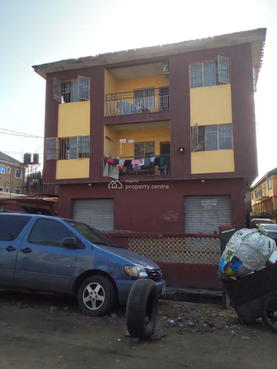 a Buy and Renovate Block of Flats in a Well Interlocked Area,, Few Minutes to G.r.a Apapa, Apapa, Lagos, Block of Flats for Sale