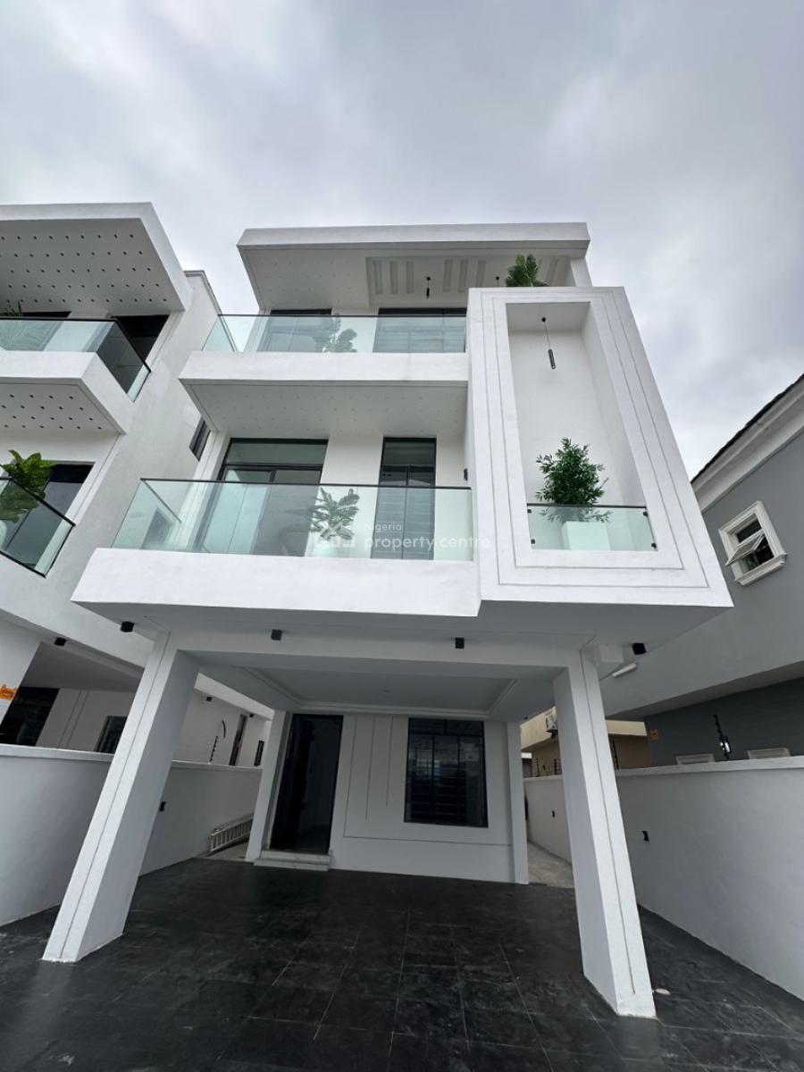 5 Bedrooms Terraced Duplex with Bq, Bera Estate, Chevron, Lekki, Lagos, Terraced Duplex for Sale