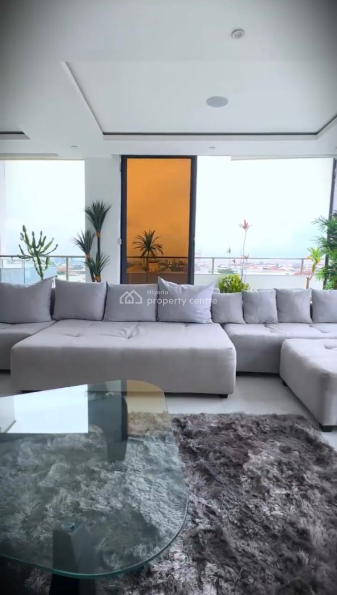 Fully Furnished & Serviced 3 Bedroom Penthouse + Bq, Pool, Gym, Lekki Phase 1, Lekki, Lagos, Flat / Apartment for Rent
