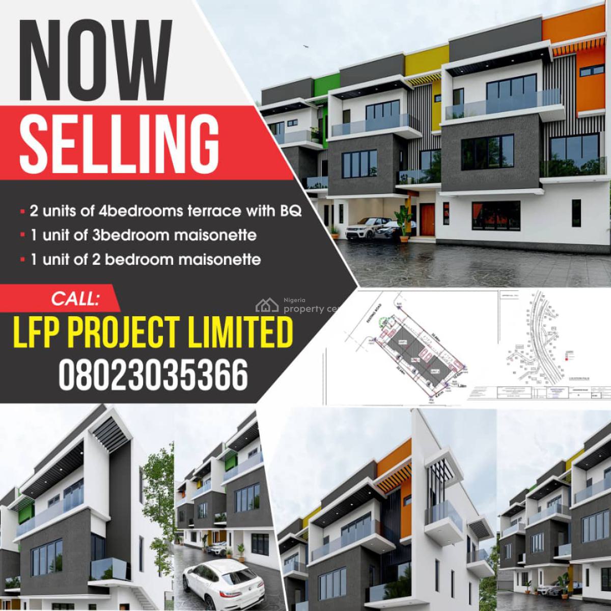 2 and 3bedrm  Massioettes, Kunle Ogunade Close, Off Airport Road, Ikeja, Lagos, Flat / Apartment for Sale