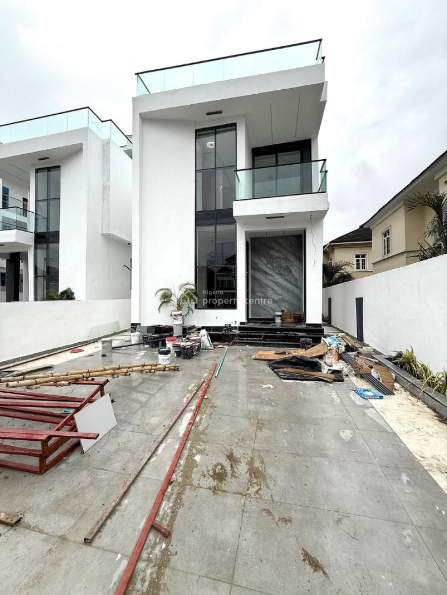 Spacious 5 Bedrooms Fully Detached House with Pool, Chevron, Lekki, Lagos, Detached Duplex for Sale
