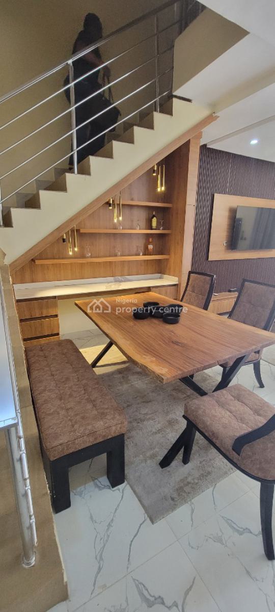 Luxury Furnished 3 Bedroom Terrace Duplex + Solar, Off Abraham Adesanya, Ajah, Lagos, Terraced Duplex for Rent