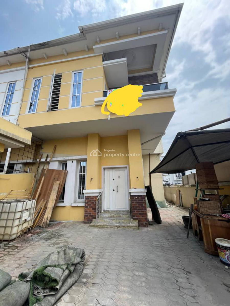 4 Bedroom Semi Detached Duplex with a Bq, Chevron, Lekki, Lagos, Office Space for Rent