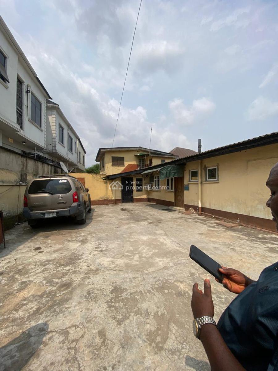 Building with a Detached Bungalow, Off Adeniran Ogunsanya, Surulere, Lagos, Block of Flats for Sale