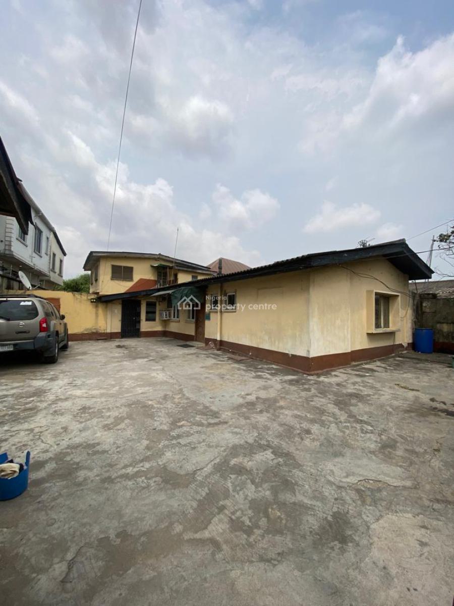 Building with a Detached Bungalow, Off Adeniran Ogunsanya, Surulere, Lagos, Block of Flats for Sale