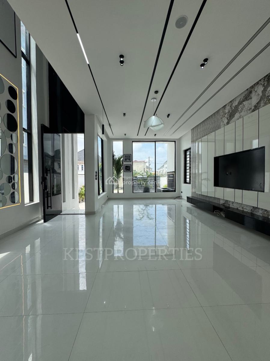5 Bedroom Fully Detached Duplex with Pool, Bq in a Secure Estate, 2nd Toll Gate, Lekki, Lagos, House for Sale