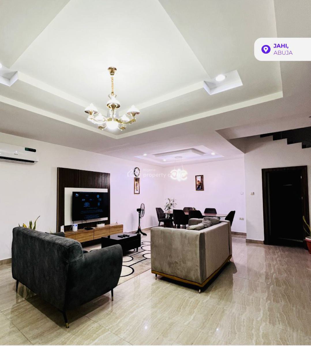 Luxury 4bedroom Duplex Plus 1 Room Attached Boys Quarters, 4, Prince Joseph Etu Drive. Off Dabara Audu Vingo Crescent Jahi, Jahi, Abuja, Terraced Duplex for Sale