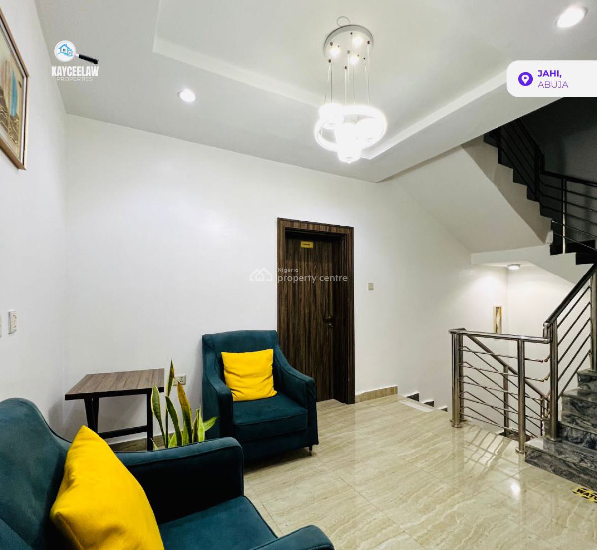 Luxury 4bedroom Duplex Plus 1 Room Attached Boys Quarters, 4, Prince Joseph Etu Drive. Off Dabara Audu Vingo Crescent Jahi, Jahi, Abuja, Terraced Duplex for Sale