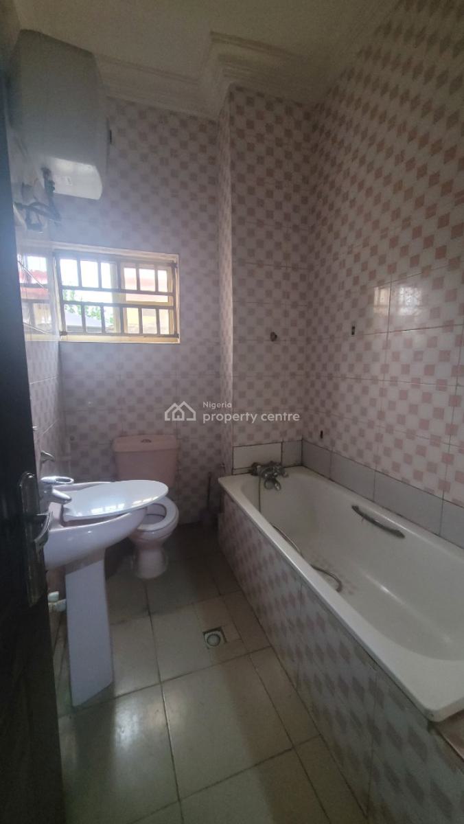 Standard 3 Bedroom Flat with Very Massive Bq on The Ground Floor, By Family Worship, Wuye, Abuja, Flat / Apartment for Rent