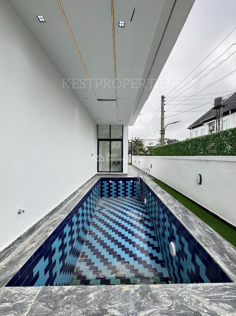 5 Bedroom Fully Detached Duplex with Pool in a Secure Estate, 2nd Toll Gate, Lekki, Lagos, Detached Duplex for Sale