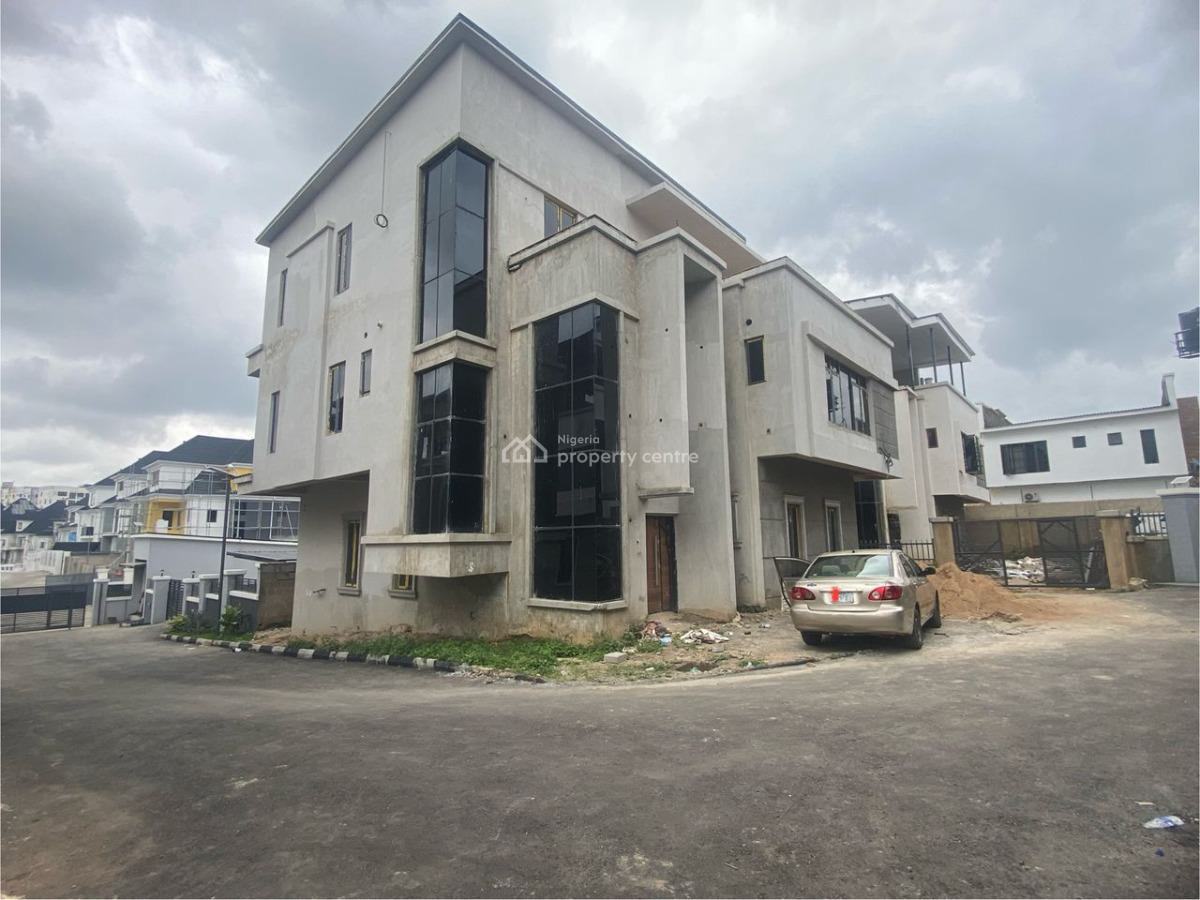 a Well Built 5 Bedroom Fully Detached Duplex (advanced Carcass), Guzape District, Abuja, Detached Duplex for Sale