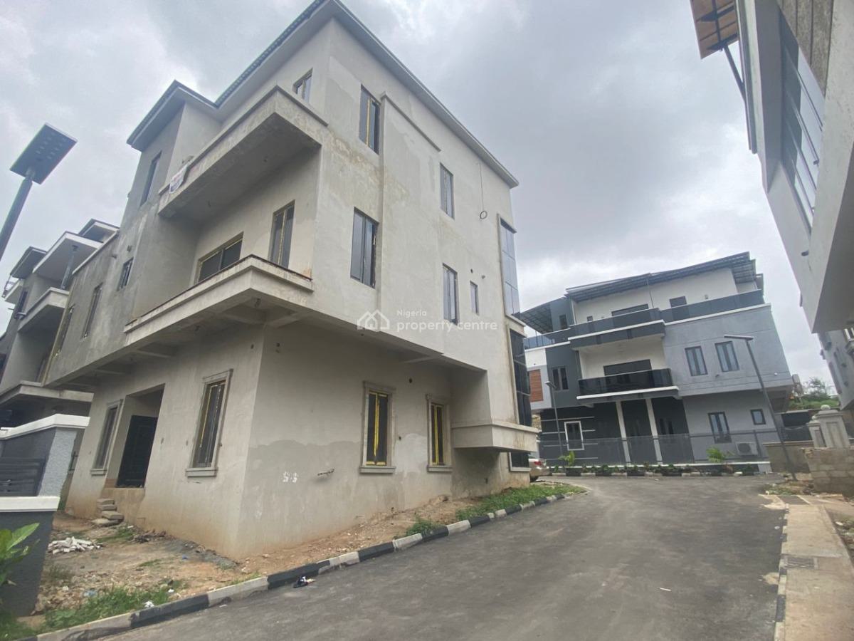 a Well Built 5 Bedroom Fully Detached Duplex (advanced Carcass), Guzape District, Abuja, Detached Duplex for Sale