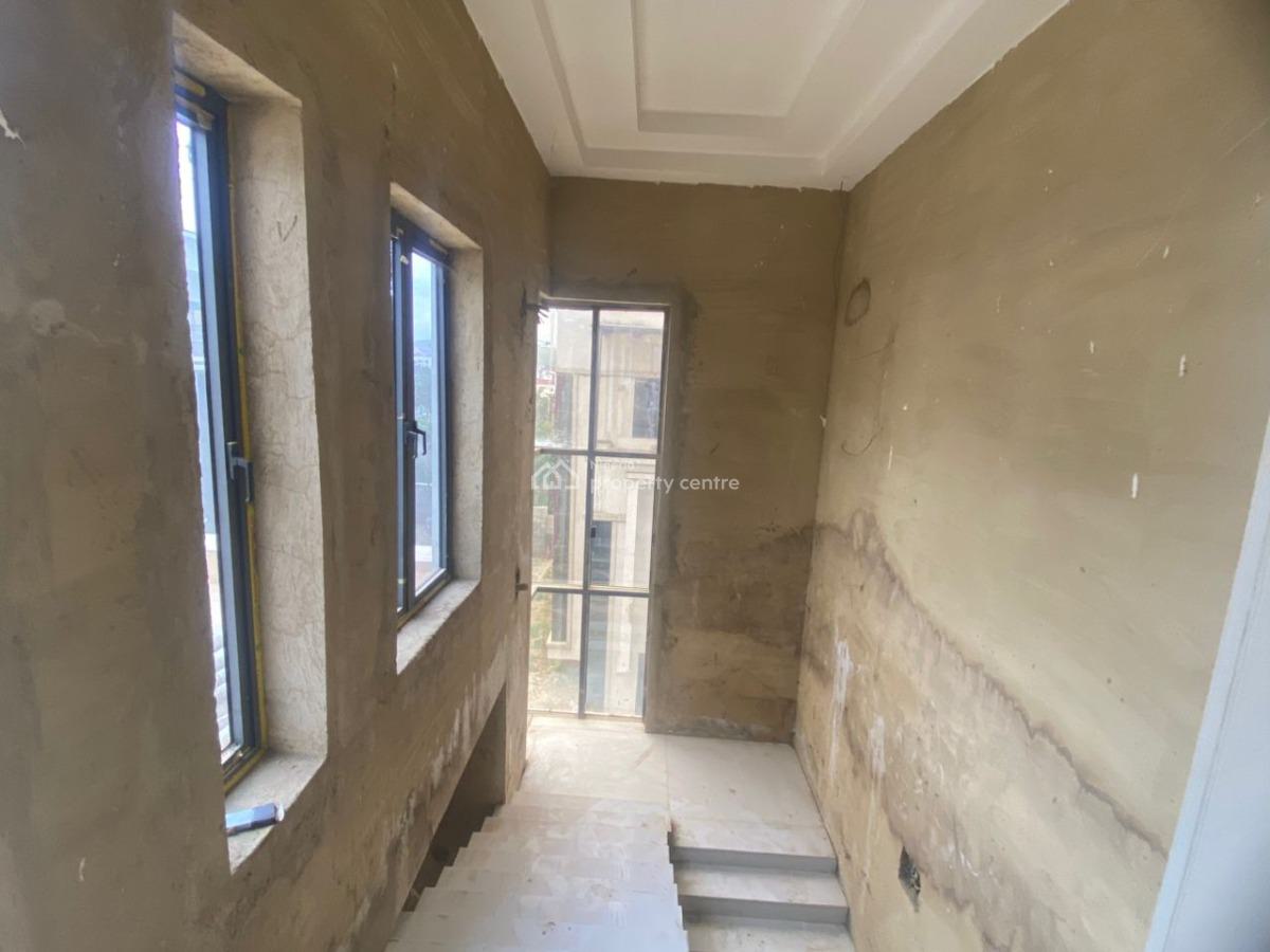 a Well Built 5 Bedroom Fully Detached Duplex (advanced Carcass), Guzape District, Abuja, Detached Duplex for Sale