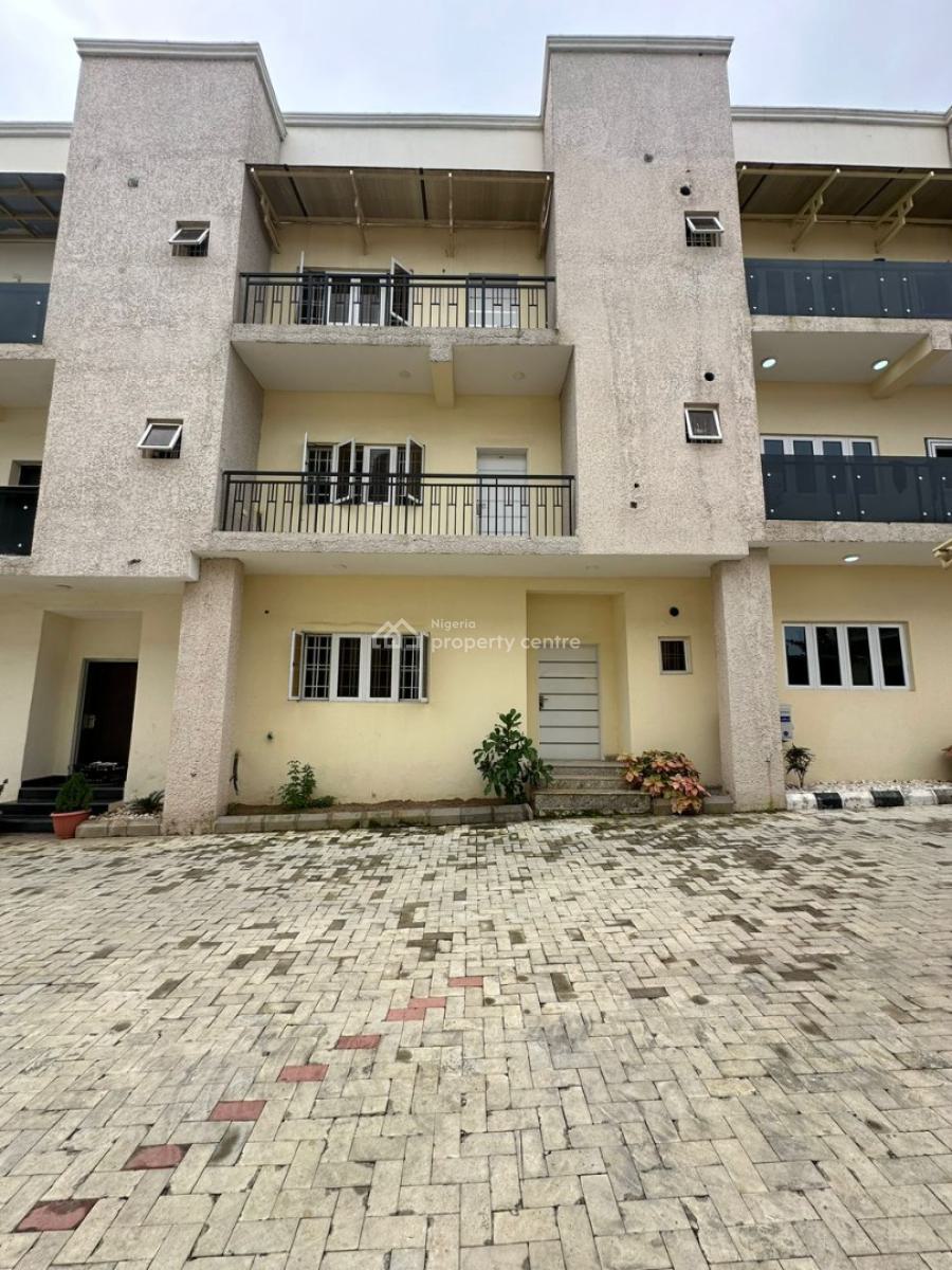 Nice 4 Bedrooms Terraced Duplex with 1 Room Bq, Gilmore, Jahi, Abuja, Terraced Duplex for Sale