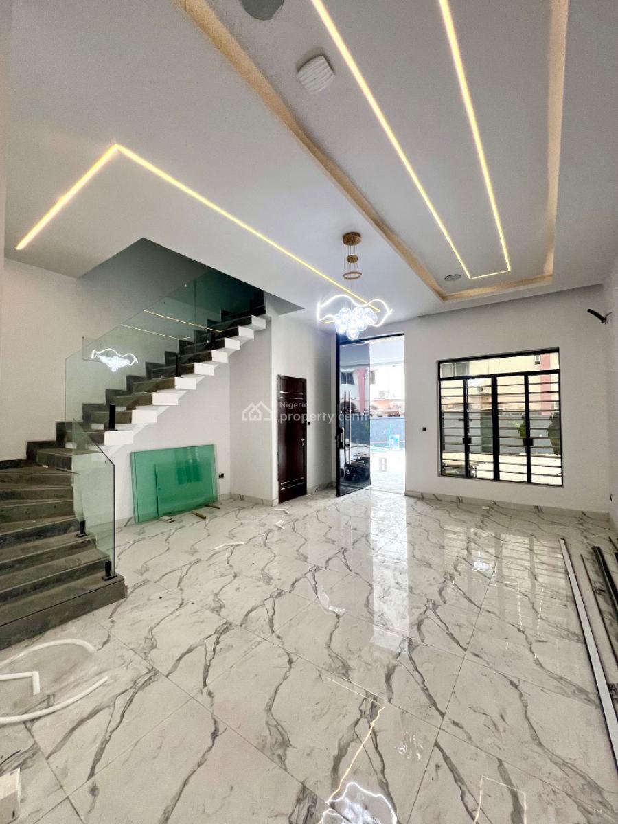 Newly Built 4 Bedroom Terrace with a Bq, Osapa, Lekki, Lagos, House for Sale
