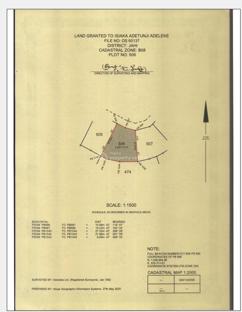 Plot of Land, Jahi, Abuja, Land for Sale