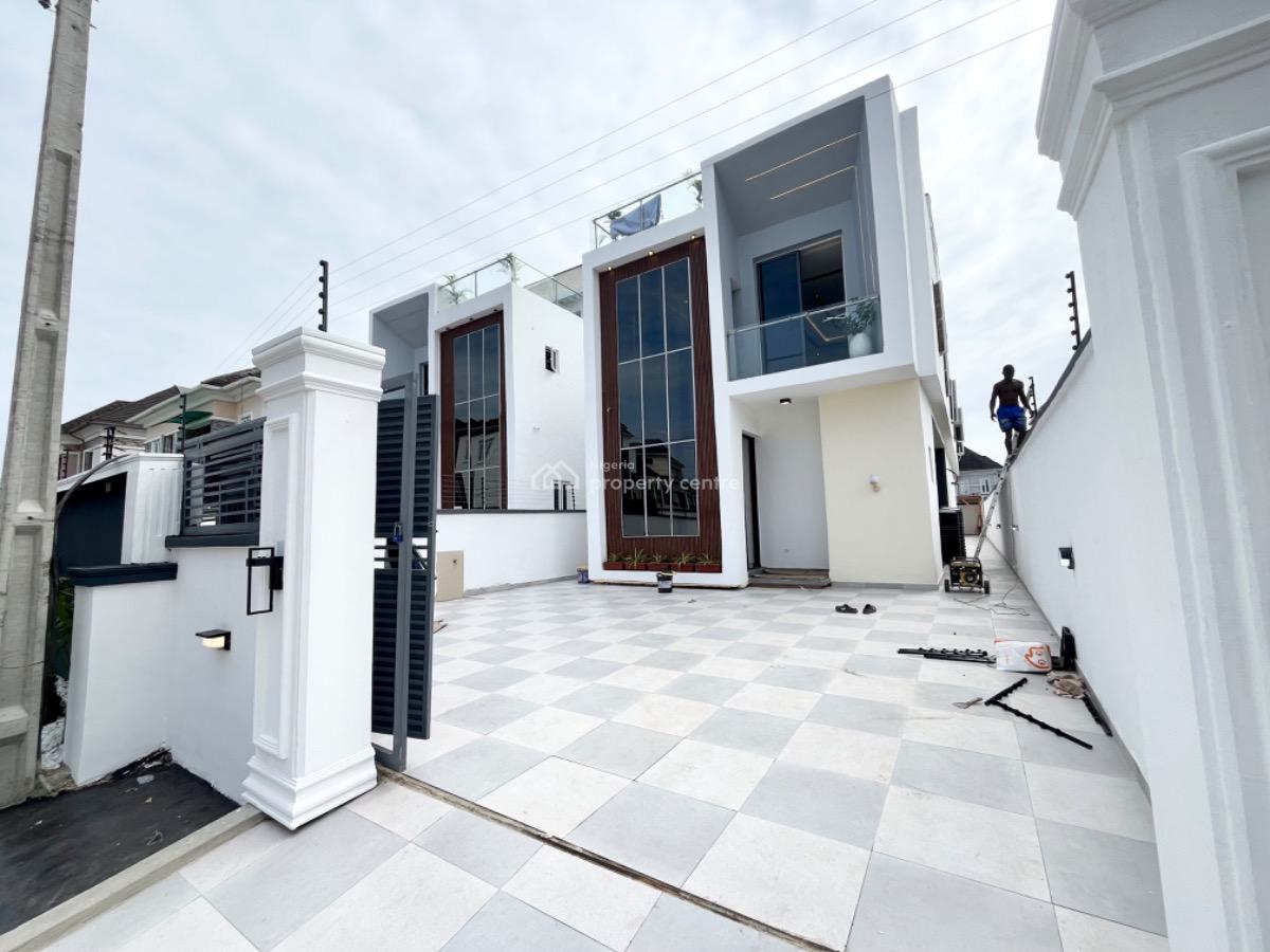 Luxury 5 Bedroom Fully Detached Duplex with Bq,pool,cinema and Gym, Chevron Lekki Lagos, Lekki, Lagos, Detached Duplex for Sale