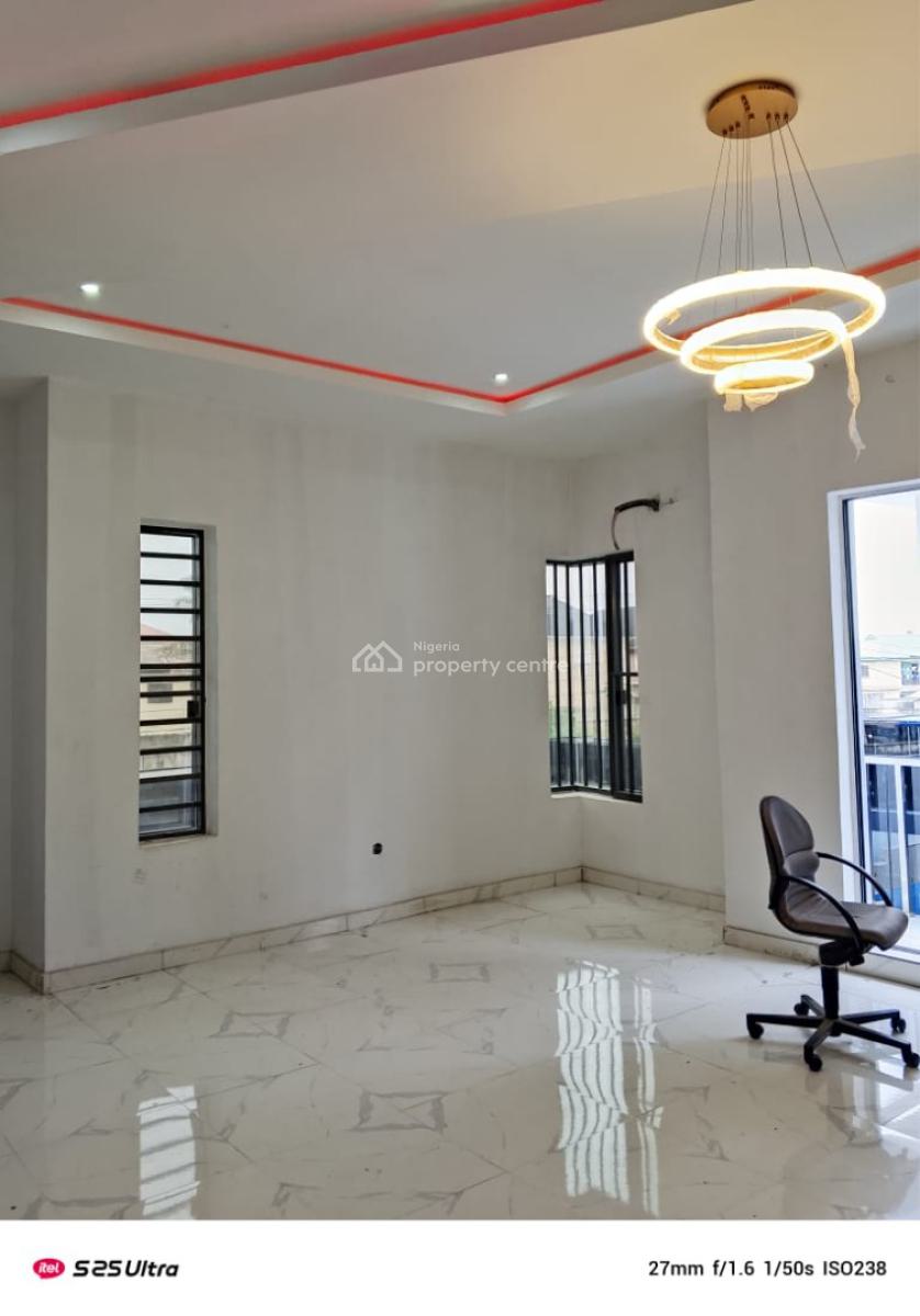 Fully Serviced 4 Bedroom Terrace Duplex with 2 Sitting Room & Bq, Bashorun Estate, Sangotedo, Ajah, Lagos, Terraced Duplex for Sale