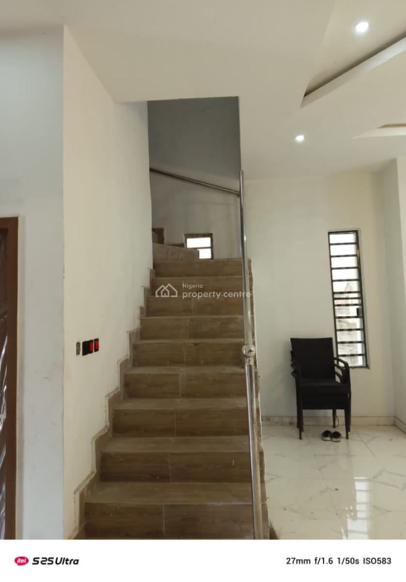 Fully Serviced 4 Bedroom Terrace Duplex with 2 Sitting Room & Bq, Bashorun Estate, Sangotedo, Ajah, Lagos, Terraced Duplex for Sale