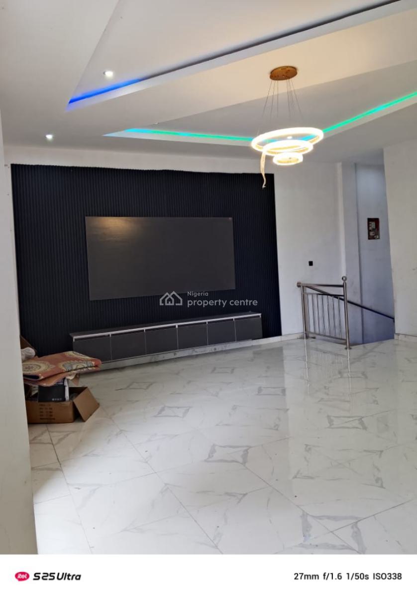 Fully Serviced 4 Bedroom Terrace Duplex with 2 Sitting Room & Bq, Bashorun Estate, Sangotedo, Ajah, Lagos, Terraced Duplex for Sale