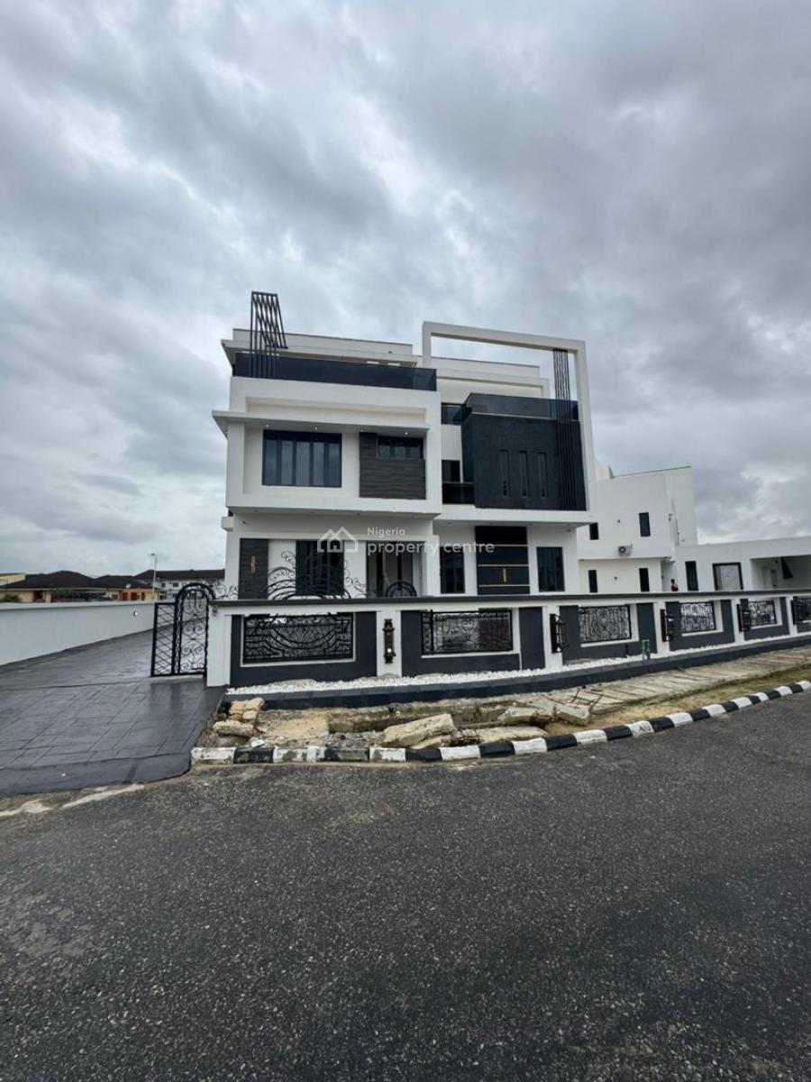 Enormous 4 Bedroom Duplex with a Bq,pool,cinema, Osapa, Lekki, Lagos, House for Sale
