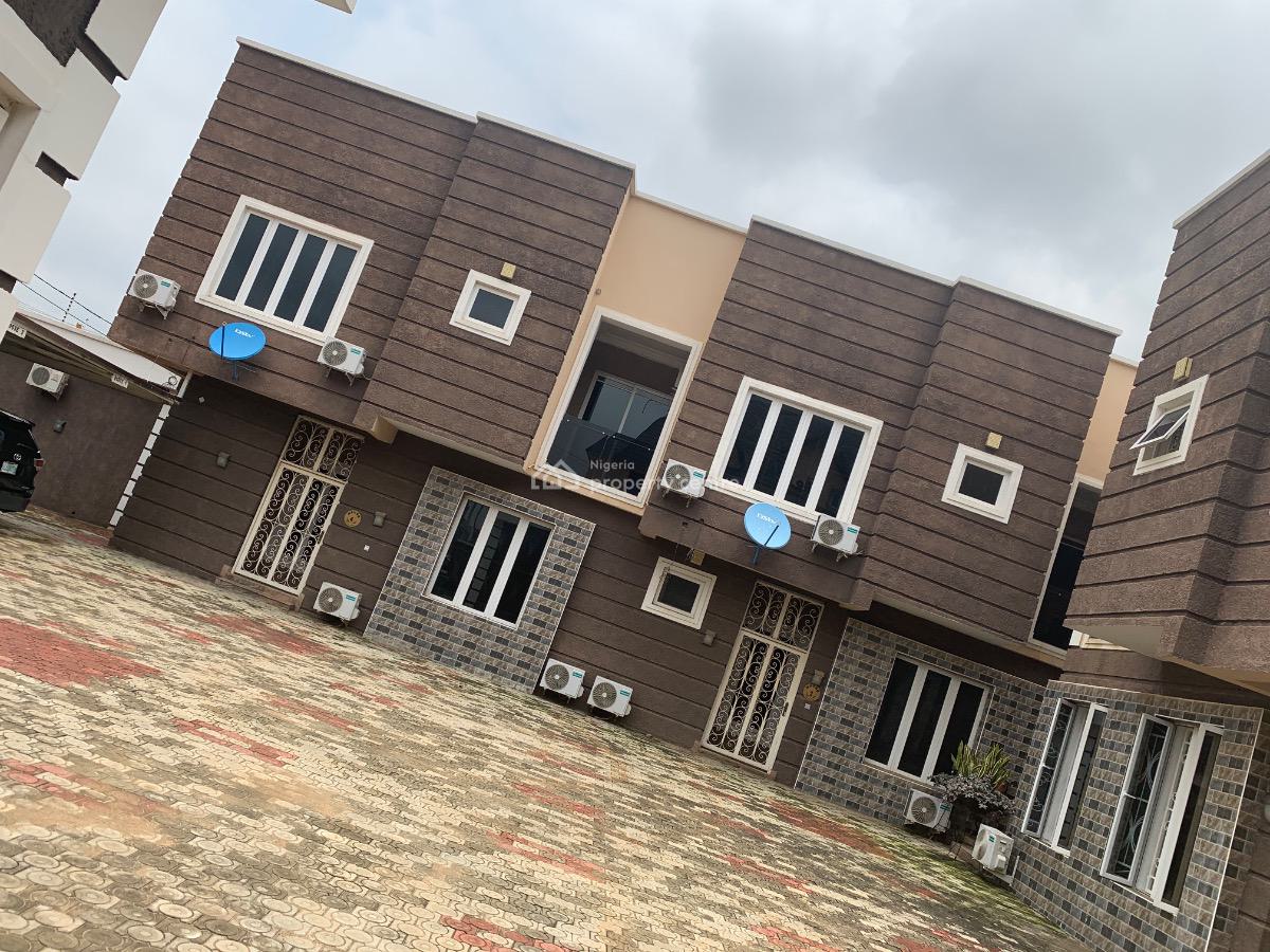 Standard 4 Bedroom Semi Detached with Ac, Peace Apartment Area, Jahi, Abuja, Semi-detached Duplex for Rent