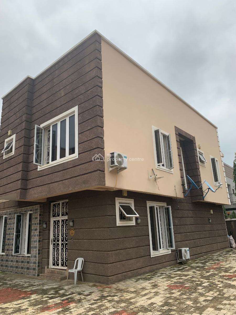 Standard 4 Bedroom Semi Detached with Ac, Peace Apartment Area, Jahi, Abuja, Semi-detached Duplex for Rent