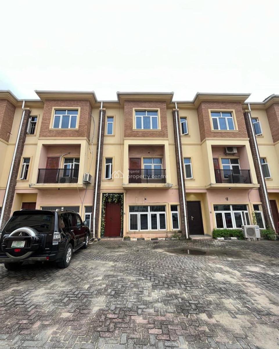 Lovely 4 Bedroom Terrace Duplex with Swimming Pool and Bq, Osapa London, Osapa, Lekki, Lagos, Terraced Duplex for Sale