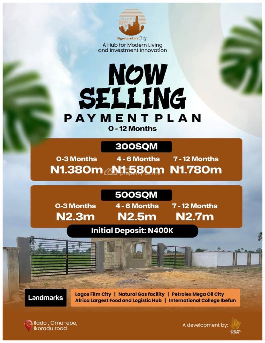 Affordable C of O Land Offer, Omu, Epe, Lagos, Residential Land for Sale