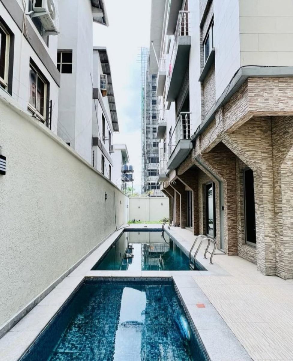 Serviced with 24/7 Power Supply 2 Bedroom En-suite Flat with Fully Fit, Lekki Phase 1, Lekki, Lagos, Flat / Apartment for Rent