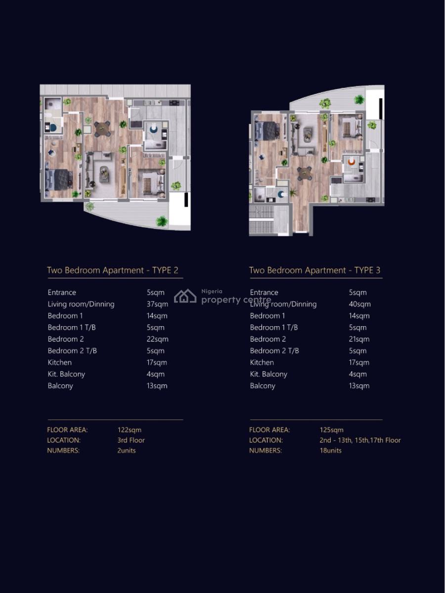 Off-plan 2 Bedroom Apartment, Waterside Road, Oniru, Victoria Island (vi), Lagos, Flat / Apartment for Sale