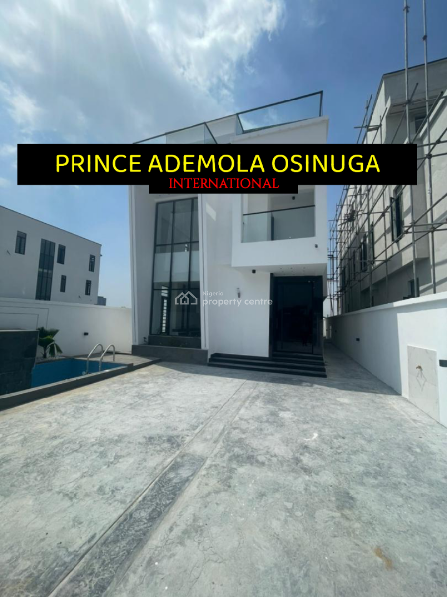 New & Luxury 5 Bedroom Fully Detached House +bq+pool+gym, Lekki 1, Lekki Phase 1, Lekki, Lagos, Detached Duplex for Rent