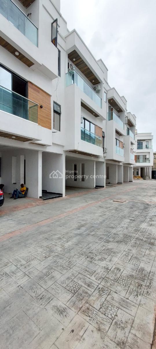 Newly Built 4 Bedroom Terrace Duplex with 1bq, Ilasan, Lekki, Lagos, Terraced Duplex for Sale