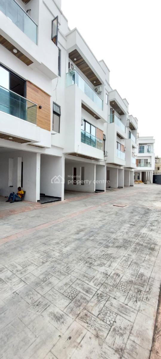 Newly Built 4 Bedroom Terrace Duplex with 1bq, Ilasan, Lekki, Lagos, Terraced Duplex for Sale