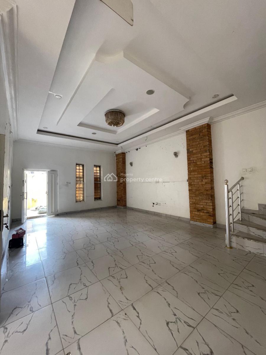4 Bedroom Semi Detached Duplex with a Room Bq, Chevron Alternative, Lekki, Lagos, Semi-detached Duplex for Rent