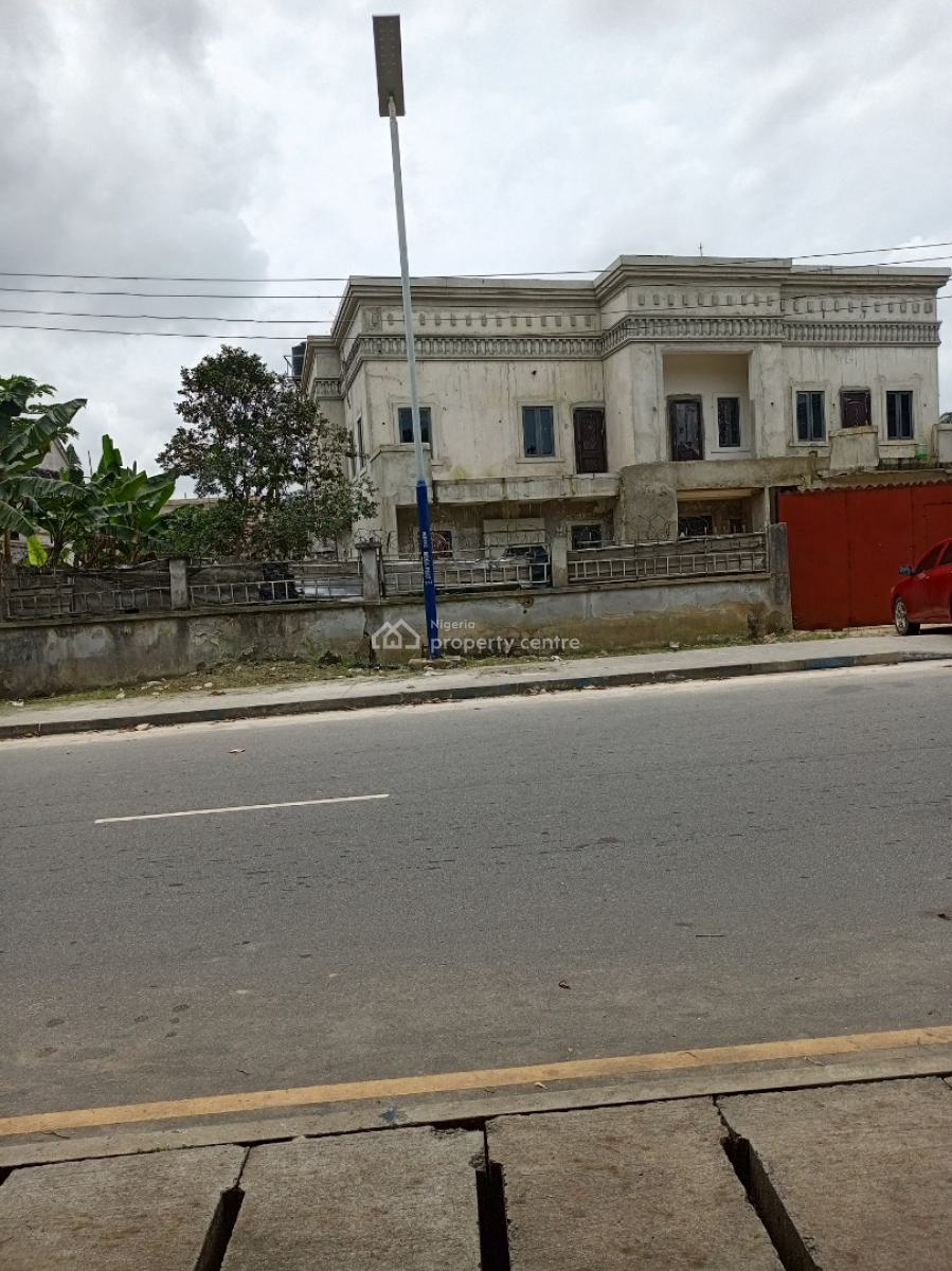 90% Completed Four Bedroom Duplex with 3 Units of Self Contained Bq, Wokekoro Street, Old Gra, Port Harcourt, Rivers, Detached Duplex for Sale