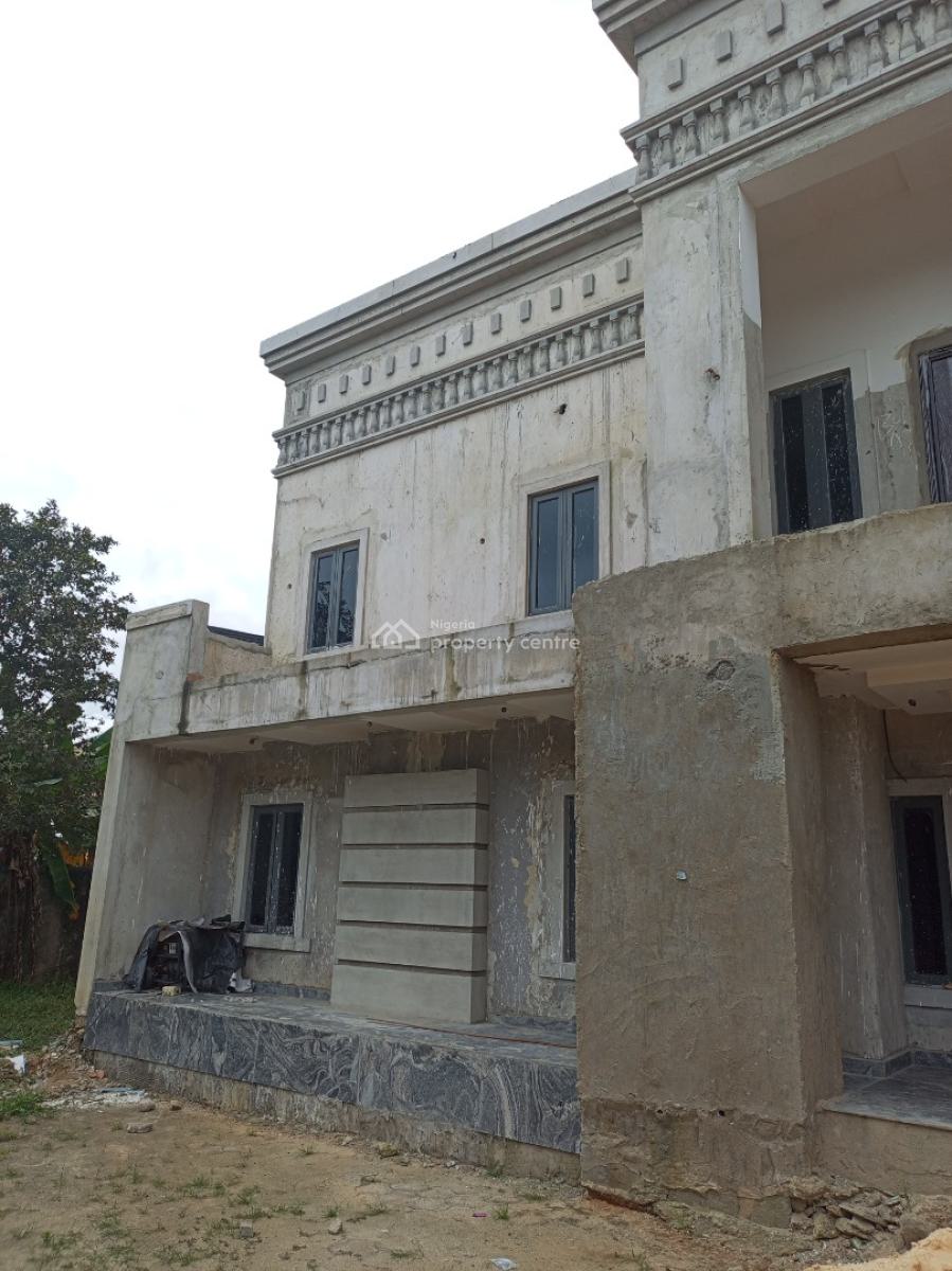 90% Completed Four Bedroom Duplex with 3 Units of Self Contained Bq, Wokekoro Street, Old Gra, Port Harcourt, Rivers, Detached Duplex for Sale