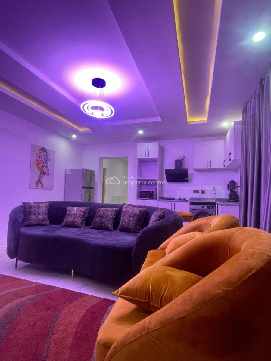 Well Furnished 2 Bedroom Flat with Gym House, Ilasan, Lekki, Lagos, Flat / Apartment for Rent