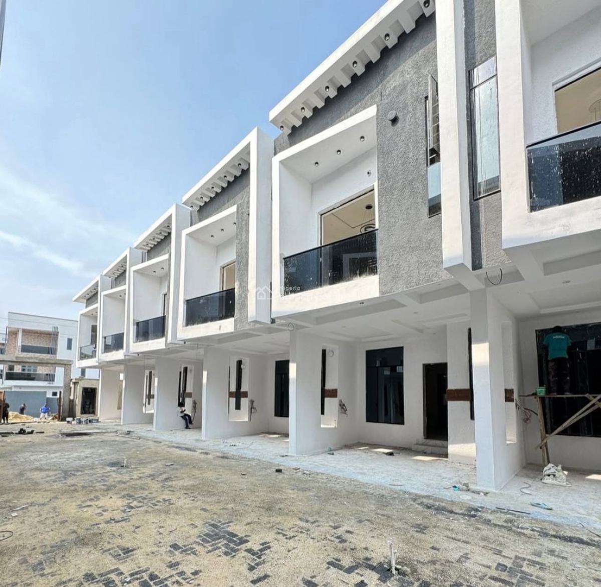 4 Bedroom Terrace Duplex in an Access Controlled, Ikota, Lekki, Lagos, Terraced Duplex for Sale