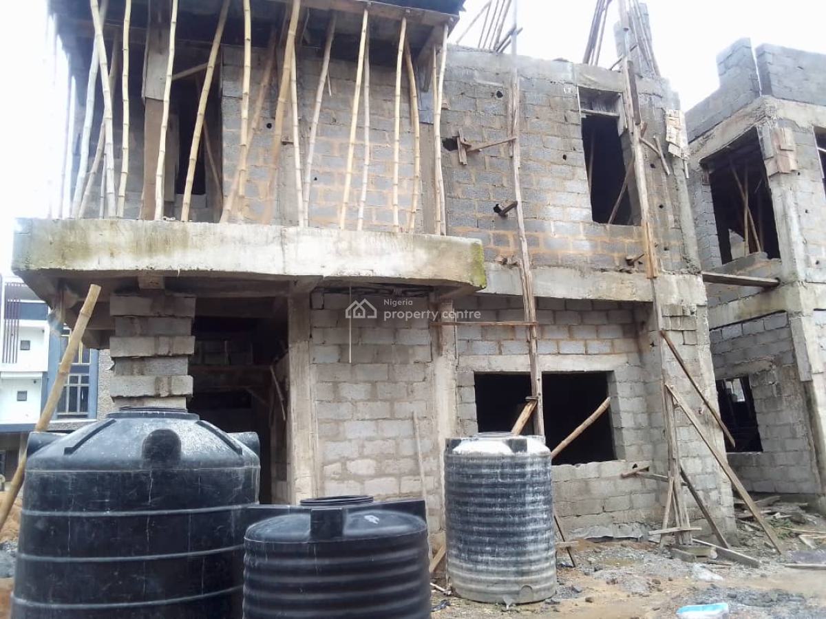 4 Bedroom with Pentflooor and Bq, Palm Estate, Jabi, Abuja, Terraced Duplex for Sale