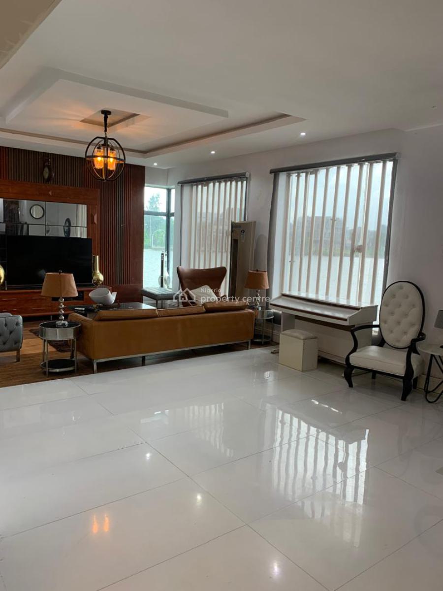 Waterfront 4-bedroom Semi-detached Duplex with a Study, 2-room Bq, Banana Island, Ikoyi, Lagos, Semi-detached Duplex for Sale
