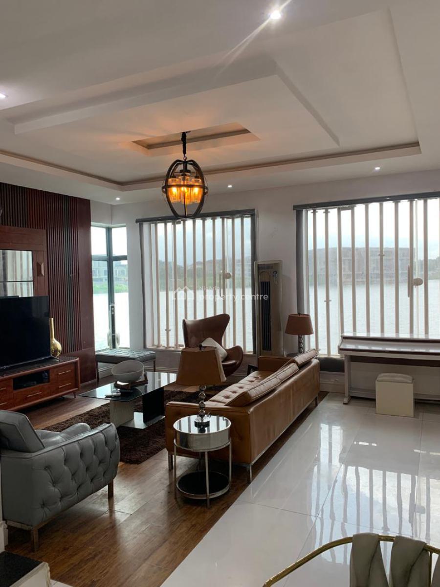 Waterfront 4-bedroom Semi-detached Duplex with a Study, 2-room Bq, Banana Island, Ikoyi, Lagos, Semi-detached Duplex for Sale