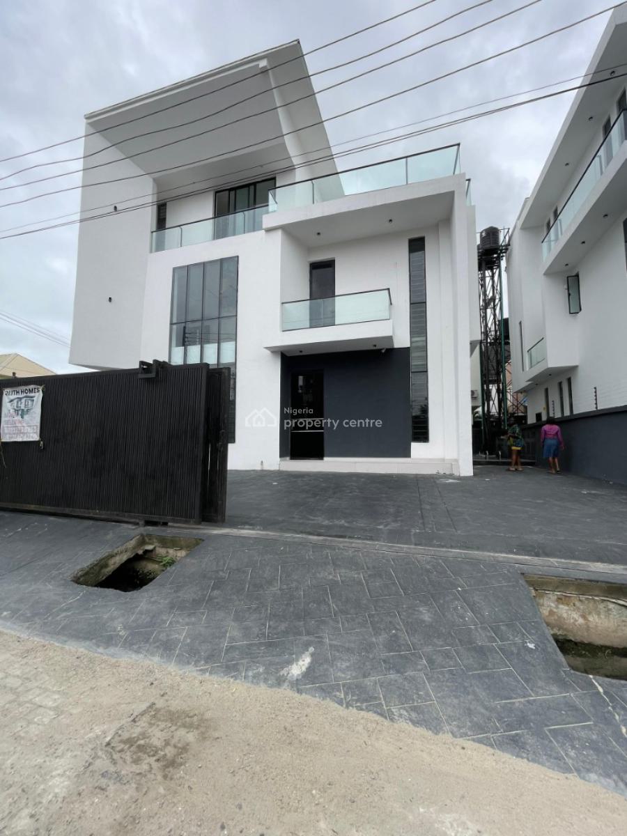 5 Bedroom Fully Detached Duplex with Bq, Roof Top Terrace, Osapa, Lekki, Lagos, Detached Duplex for Sale