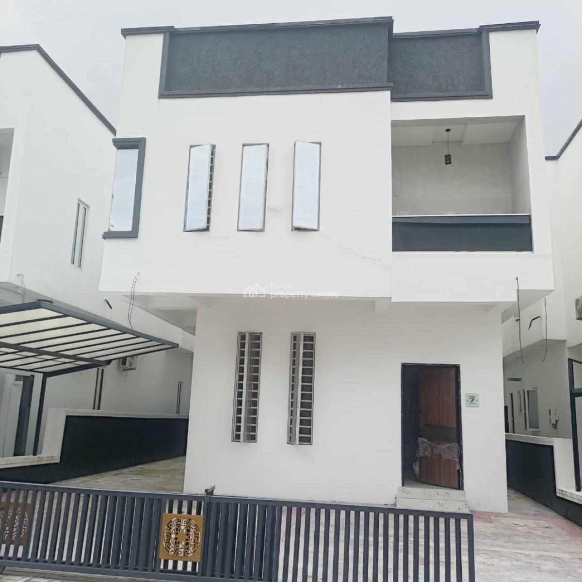 Newly Built 4 Bedroom Fully Detached Duplex with a Room Boys Quarter, Lekki County, Ikota, Lekki, Lagos, Detached Duplex for Rent