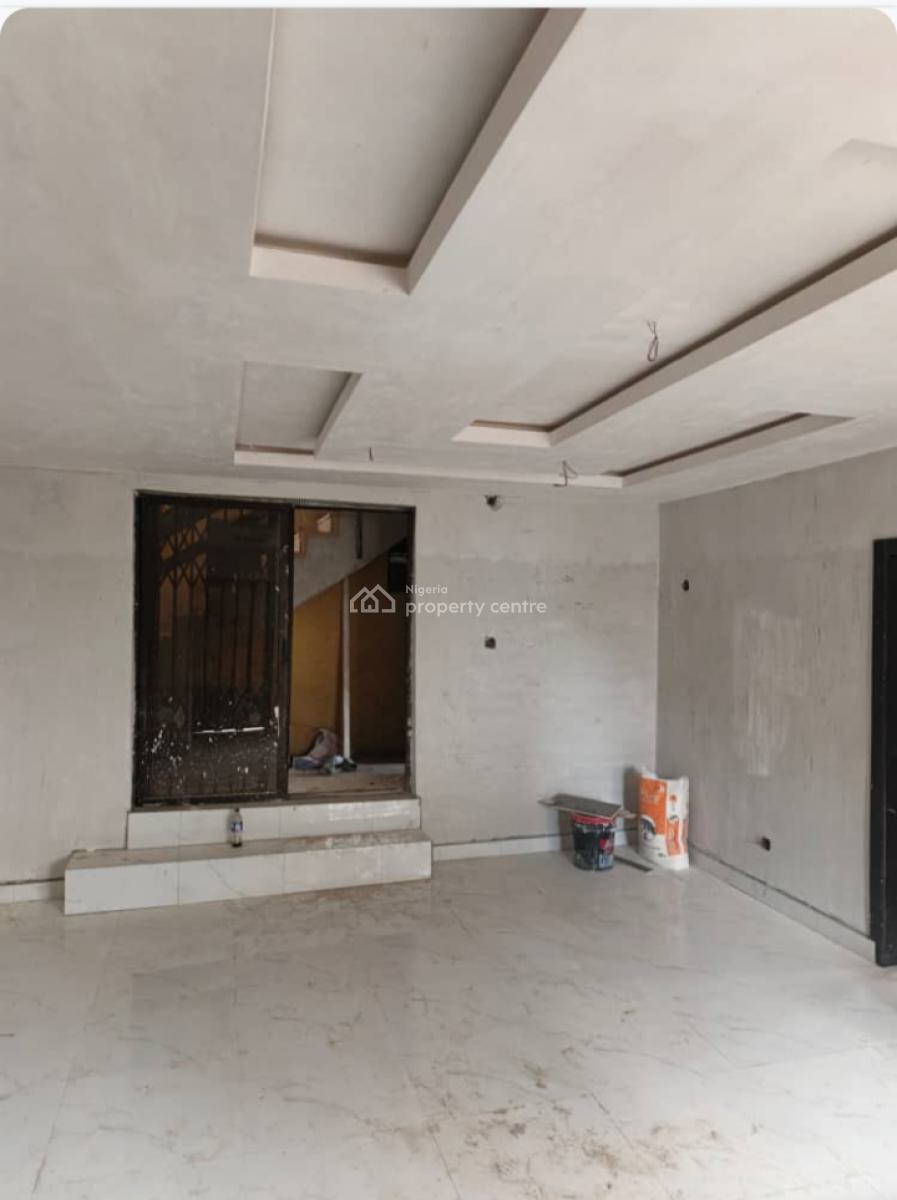 New 3 Bedroom Flat, By Sunday Farm, Cement, Mangoro, Ikeja, Lagos, Flat / Apartment for Rent
